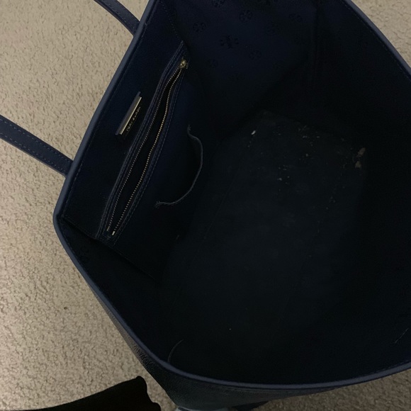 Tory Burch Navy leather large Tote - Picture 2 of 5